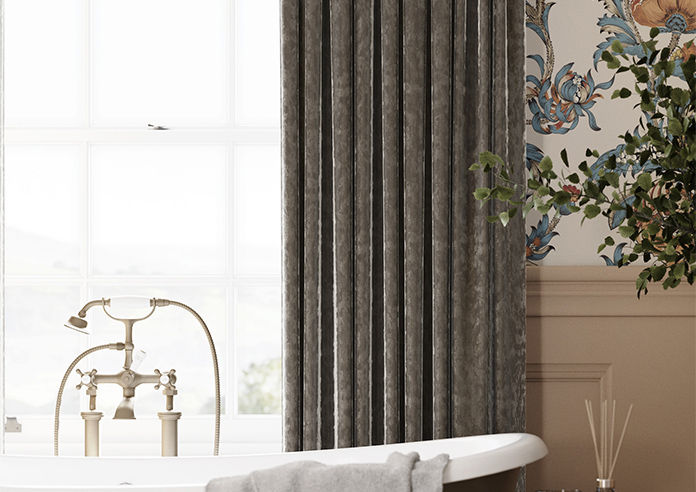 Crushed Velvet, Champagne - Made to Measure Curtains - Image 5